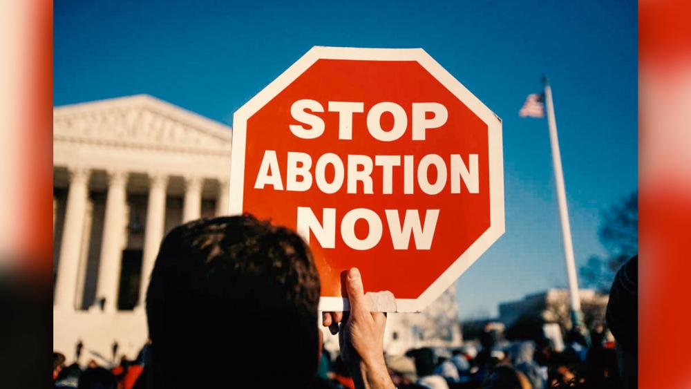 stop abortion now sign