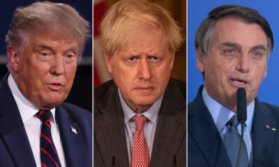 Trump Boris Johnson Jair Bolsinoro COVID-19