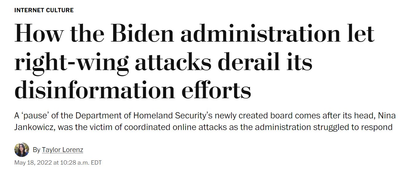 Nina Jankowicz Resigns From Biden’s Disinformation Governance Board