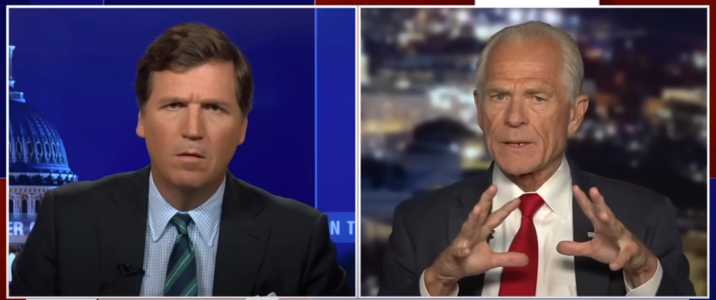 Video: Tucker Carlson Interviews Former Senior President Trump Advisor Peter Navarro, On His Recent Arrest