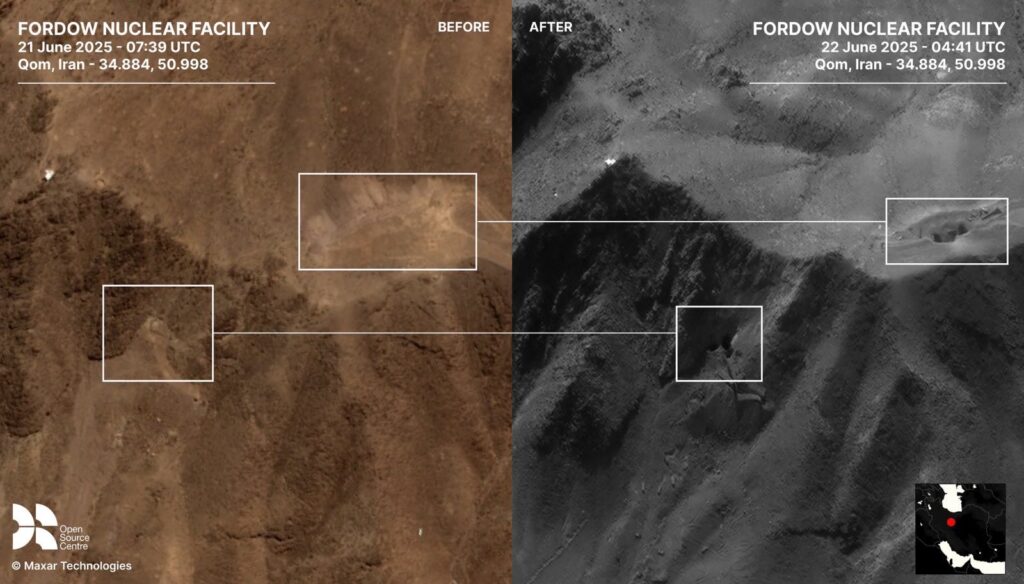 usa B2 bombers obliterate Fordow site